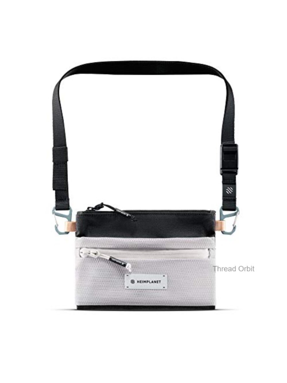 Water-Resistant Neck Pouch Adjustable Detachable Strap Aluminum Hardware